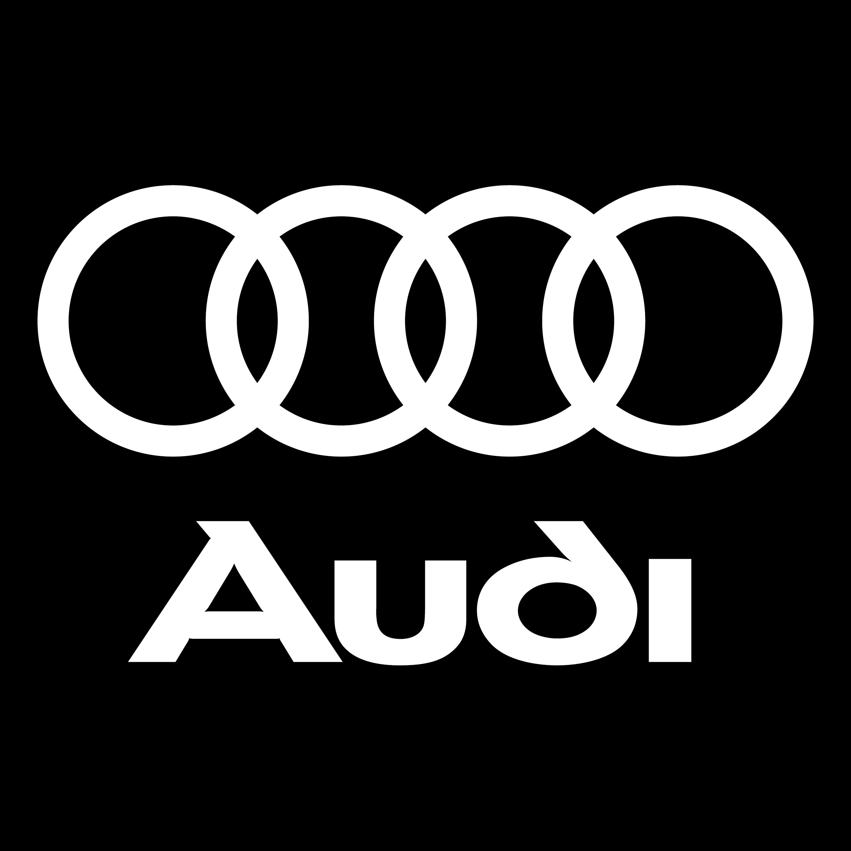 Télécharger photo audi logo white png