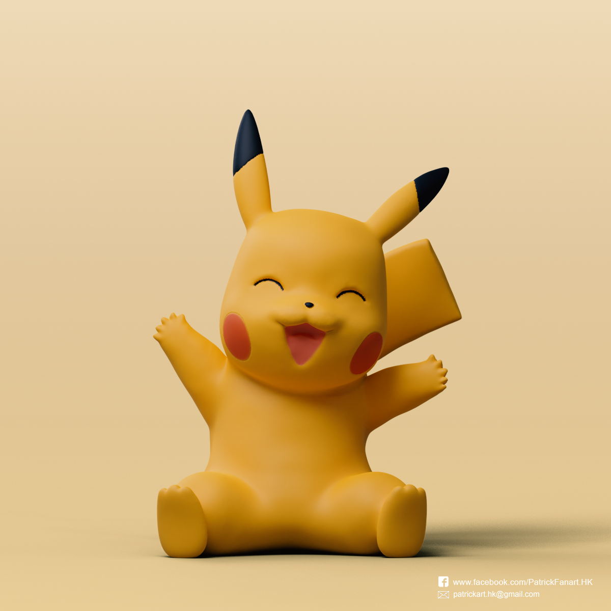 Télécharger photo pikachu 3d png